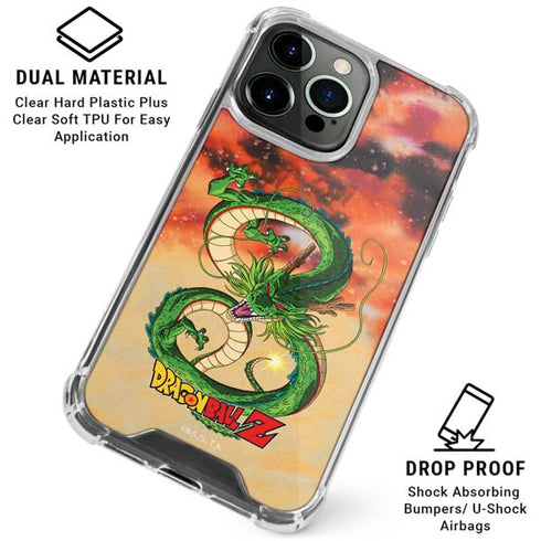 Dragon Ball Z One Wish Shenron iPhone 15 Pro Clear Case